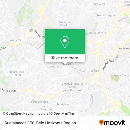 Rua Manacá 370 map