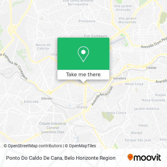 Ponto Do Caldo De Cana map