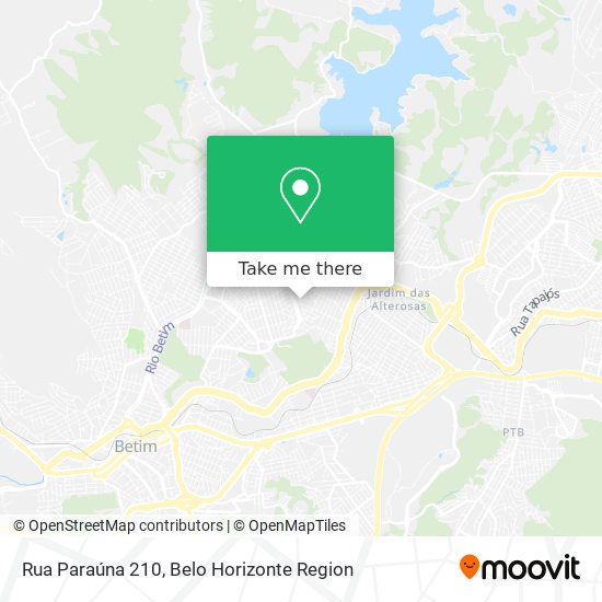Rua Paraúna 210 map
