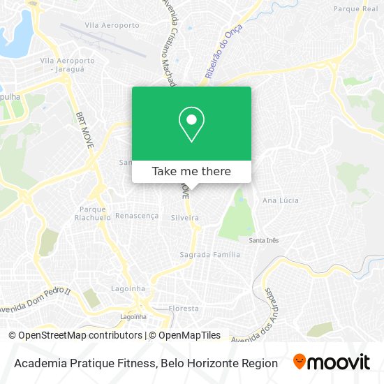 Academia Pratique Fitness map