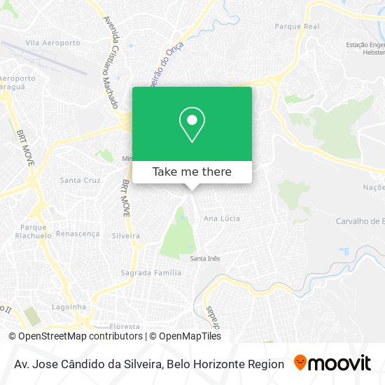 Mapa Av. Jose Cândido da Silveira