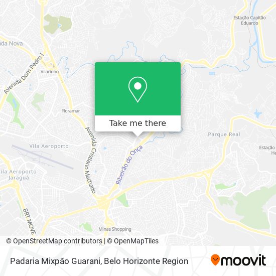 Padaria Mixpão Guarani map