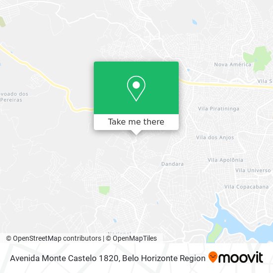 Avenida Monte Castelo 1820 map
