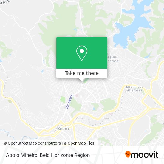 Apoio Mineiro map