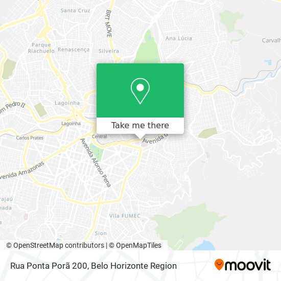 Rua Ponta Porã 200 map