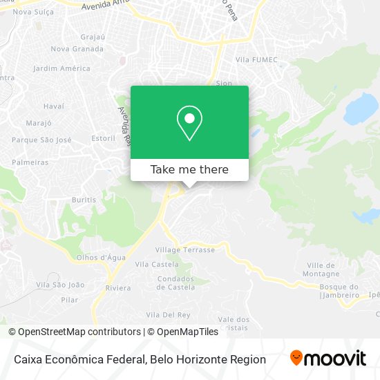Caixa Econômica Federal map