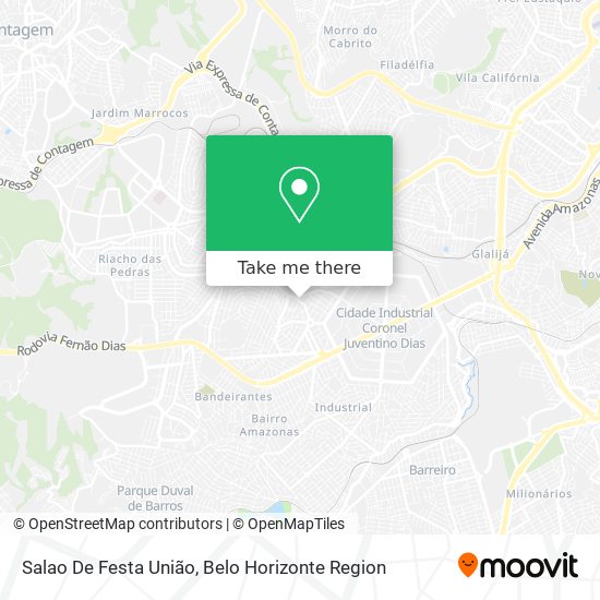 Salao De Festa União map