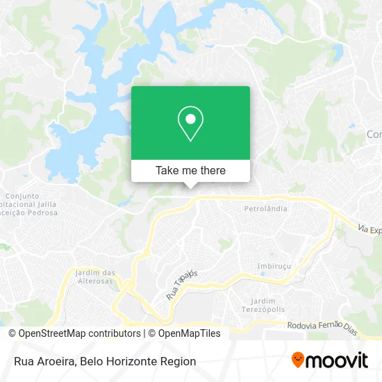 Rua Aroeira map