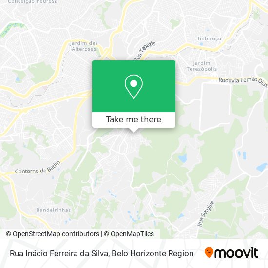 Rua Inácio Ferreira da Silva map