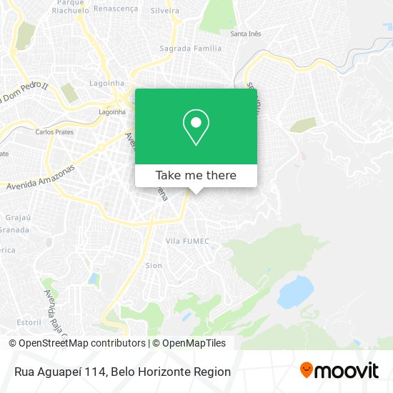 Rua Aguapeí 114 map