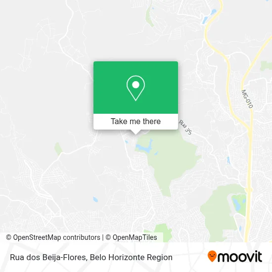 Rua dos Beija-Flores map