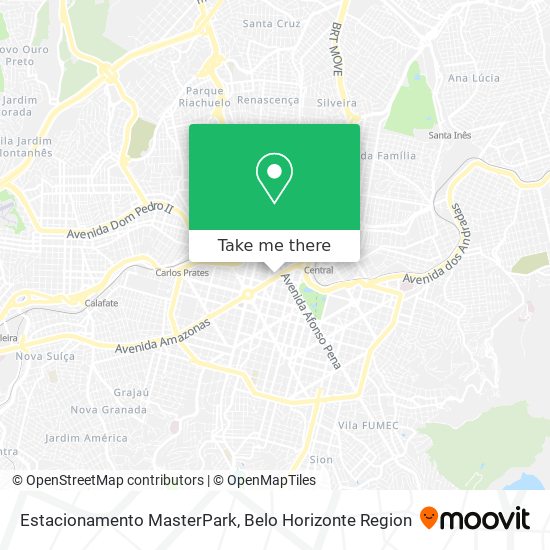 Estacionamento MasterPark map