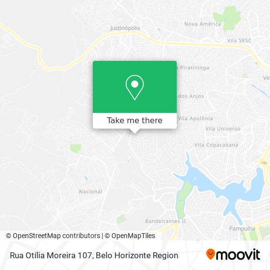 Rua Otília Moreira 107 map