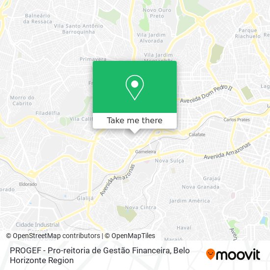 PROGEF - Pro-reitoria de Gestão Financeira map
