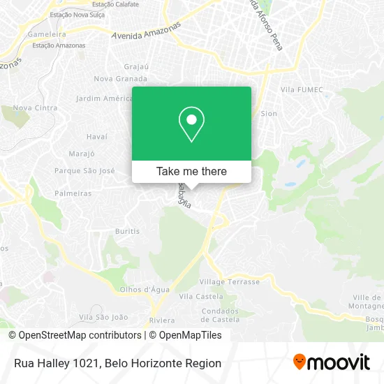 Rua Halley 1021 map