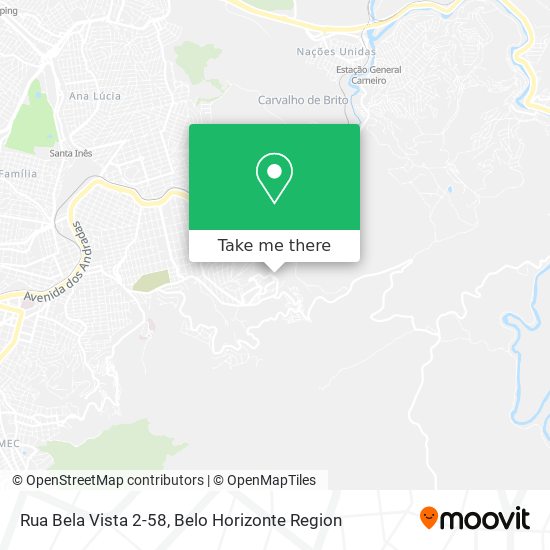 Rua Bela Vista 2-58 map