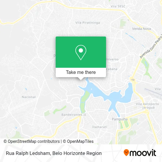 Rua Ralph Ledsham map