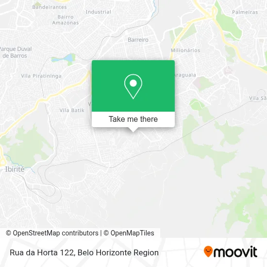 Rua da Horta 122 map