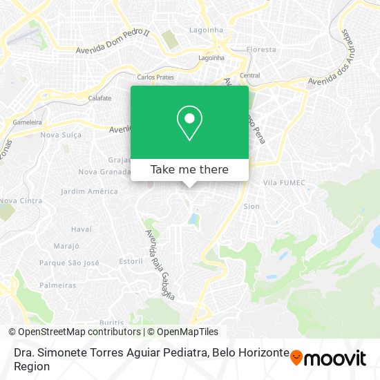 Dra. Simonete Torres Aguiar Pediatra map