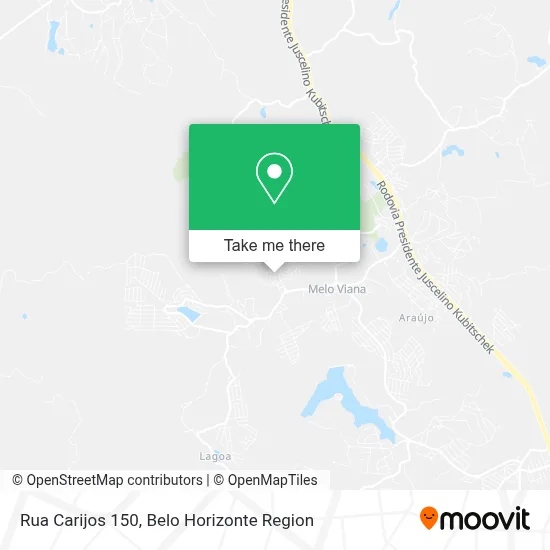 Rua Carijos 150 map