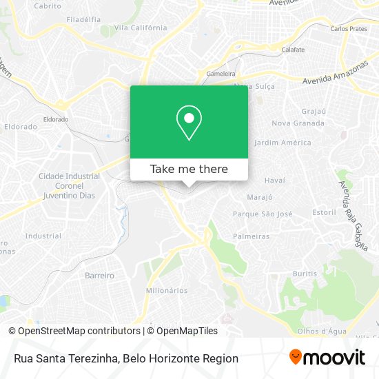 Rua Santa Terezinha map