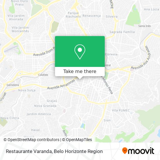 Restaurante Varanda map