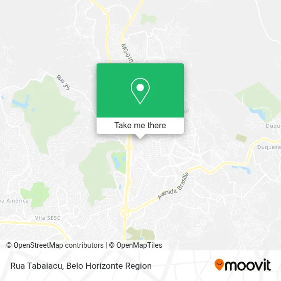 Rua Tabaiacu map