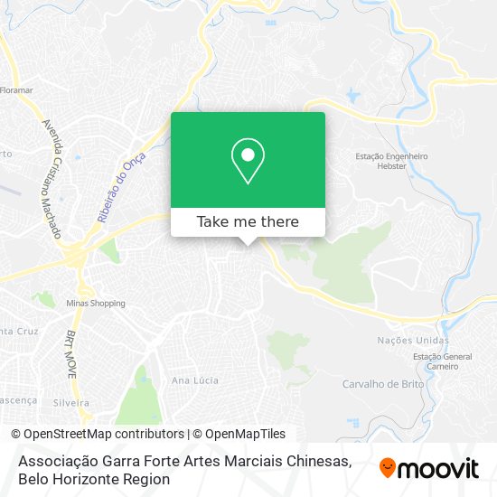 Associação Garra Forte Artes Marciais Chinesas map