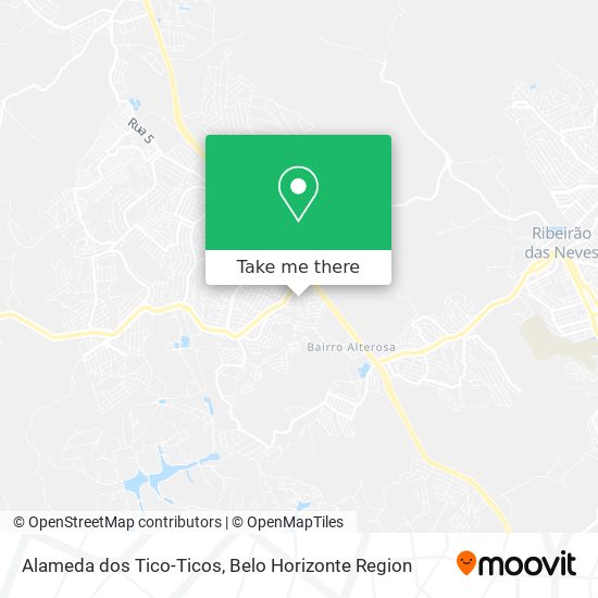 Alameda dos Tico-Ticos map