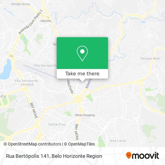 Rua Bertópolis 141 map