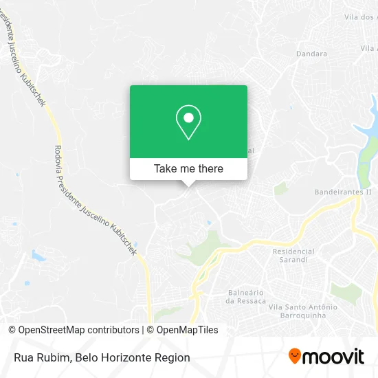 Rua Rubim map