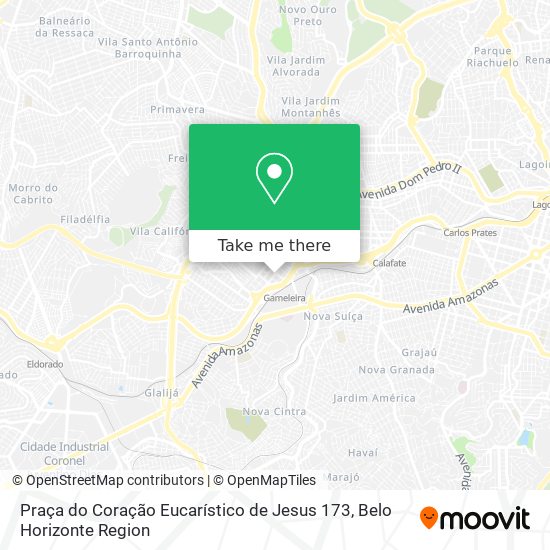 Praça do Coração Eucarístico de Jesus 173 map