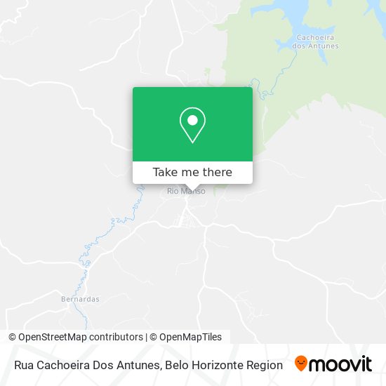 Rua Cachoeira Dos Antunes map