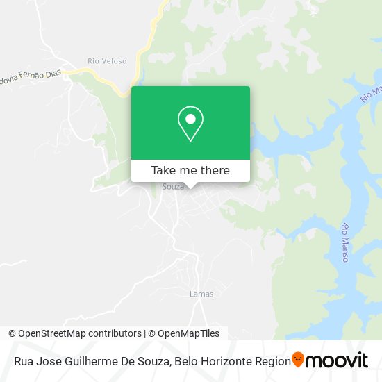 Rua Jose Guilherme De Souza map