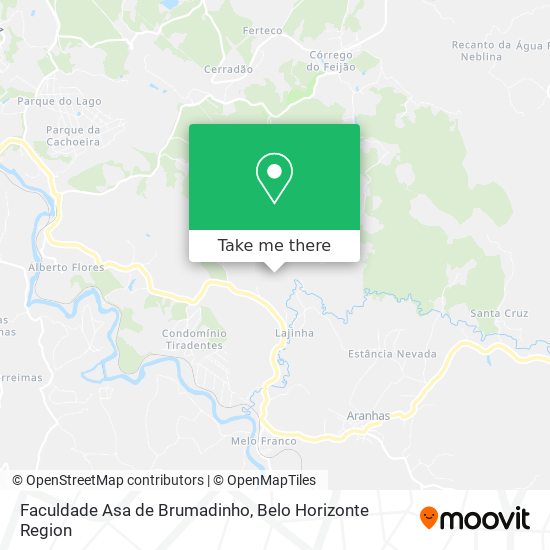 Faculdade Asa de Brumadinho map