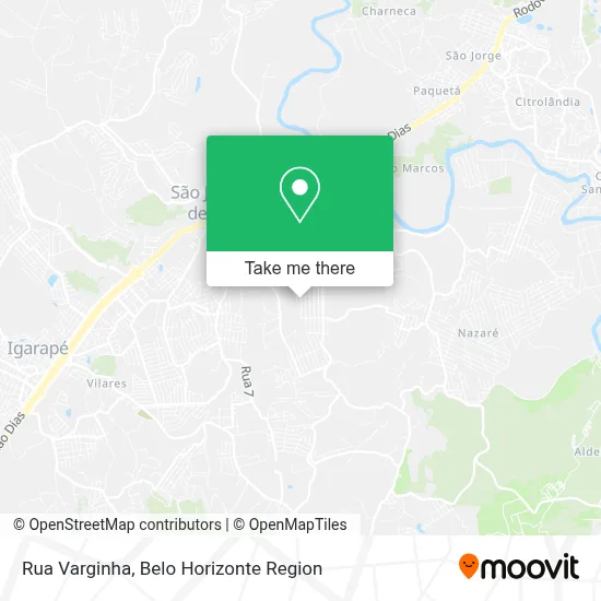 Rua Varginha map