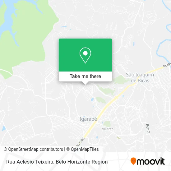 Rua Aclesio Teixeira map