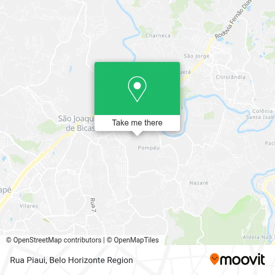 Rua Piaui map