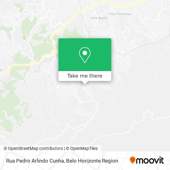 Rua Pedro Arlindo Cunha map