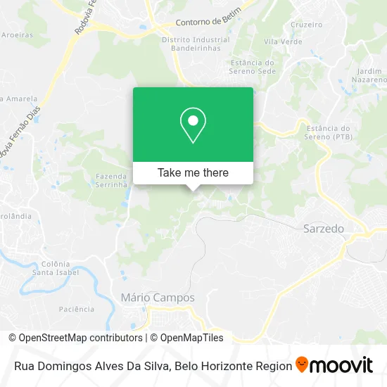 Rua Domingos Alves Da Silva map