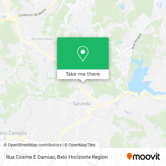 Rua Cosme E Damiao map