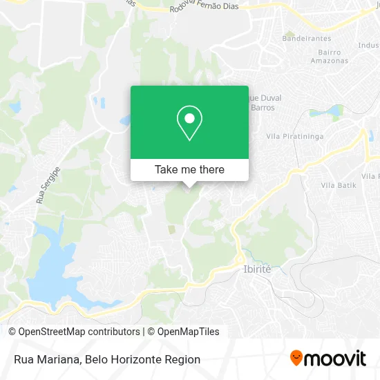 Rua Mariana map