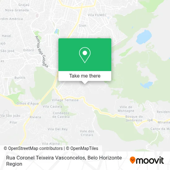 Rua Coronel Teixeira Vasconcelos map