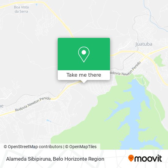 Alameda Sibipiruna map