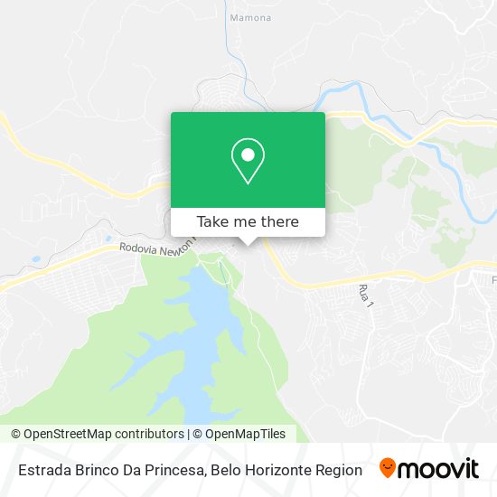 Estrada Brinco Da Princesa map
