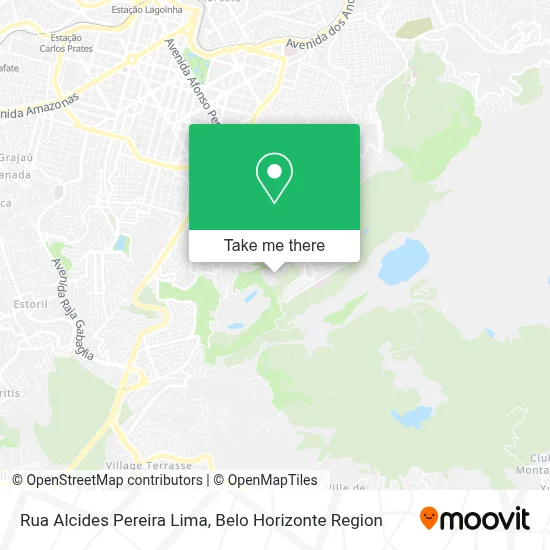Rua Alcides Pereira Lima map