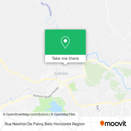Rua Newton De Paiva map