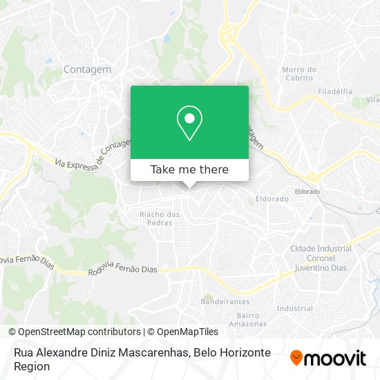 Rua Alexandre Diniz Mascarenhas map