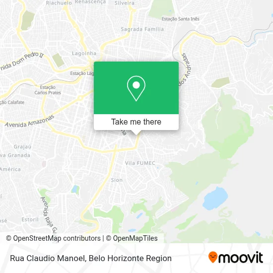 Rua Claudio Manoel map
