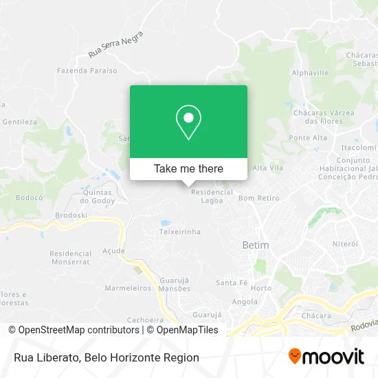 Rua Liberato map
